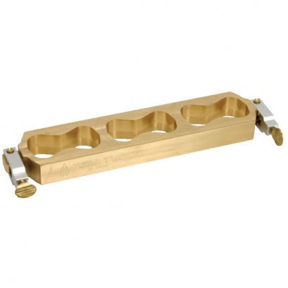 Molde para briquetas, para 3 muestras
