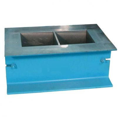 Molde para cubos, para 2 muestras, de 100 mm