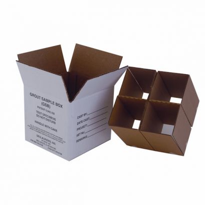 Caja para muestras de grout, 25 por cajón